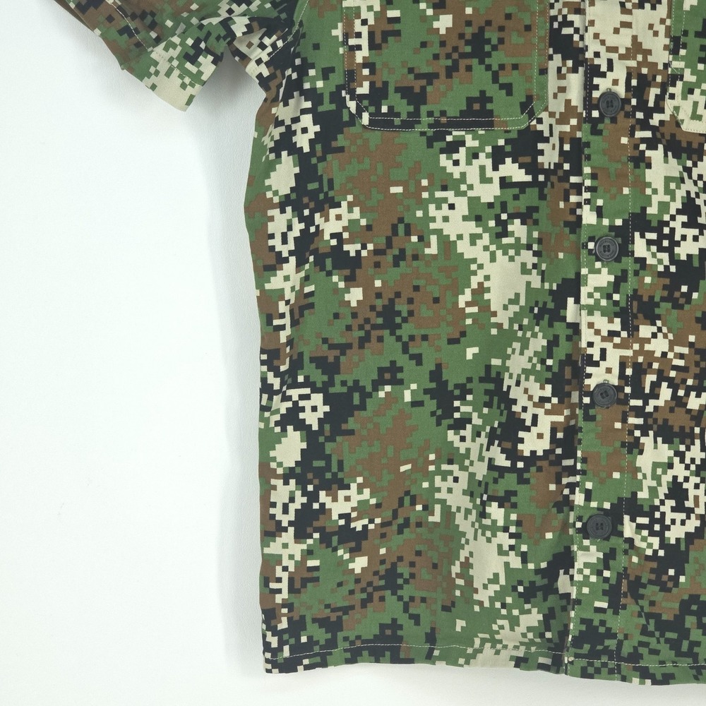 Snoop Dogg Supply Digital Camouflage Button Up Shirt Men Medium Urban Streetwear - Picture 4 of 15